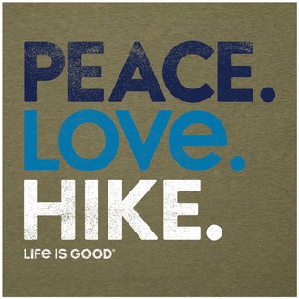 Life is Good Women's Peace Love Hike Cool Tee