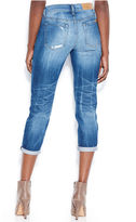Thumbnail for your product : Joe's Jeans Destroyed Straight-Leg Cropped Jeans
