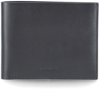 Jil Sander Logo Embossed Bi-Fold Wallet - ShopStyle