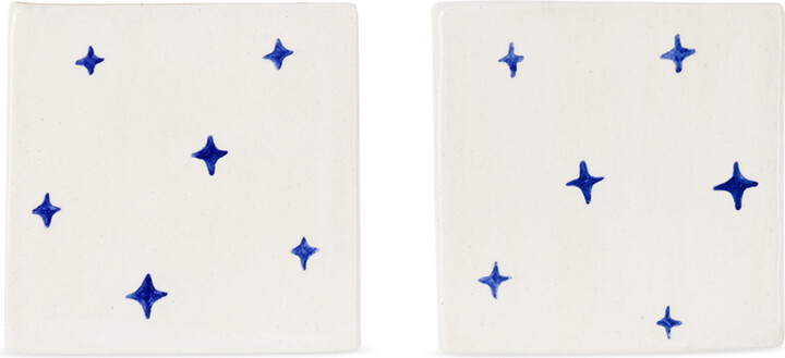 Rami Kim Studio White & Blue Mini Painting Tile Set