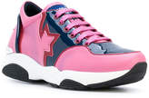 Thumbnail for your product : Frankie Morello block colour lace-up sneakers