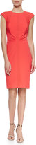 Thumbnail for your product : Ted Baker London 32536 Ted Baker London Cap-Sleeve Sheath with Paneled Details