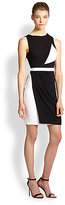 Thumbnail for your product : Bailey 44 Blocked Jersey Drape Dress