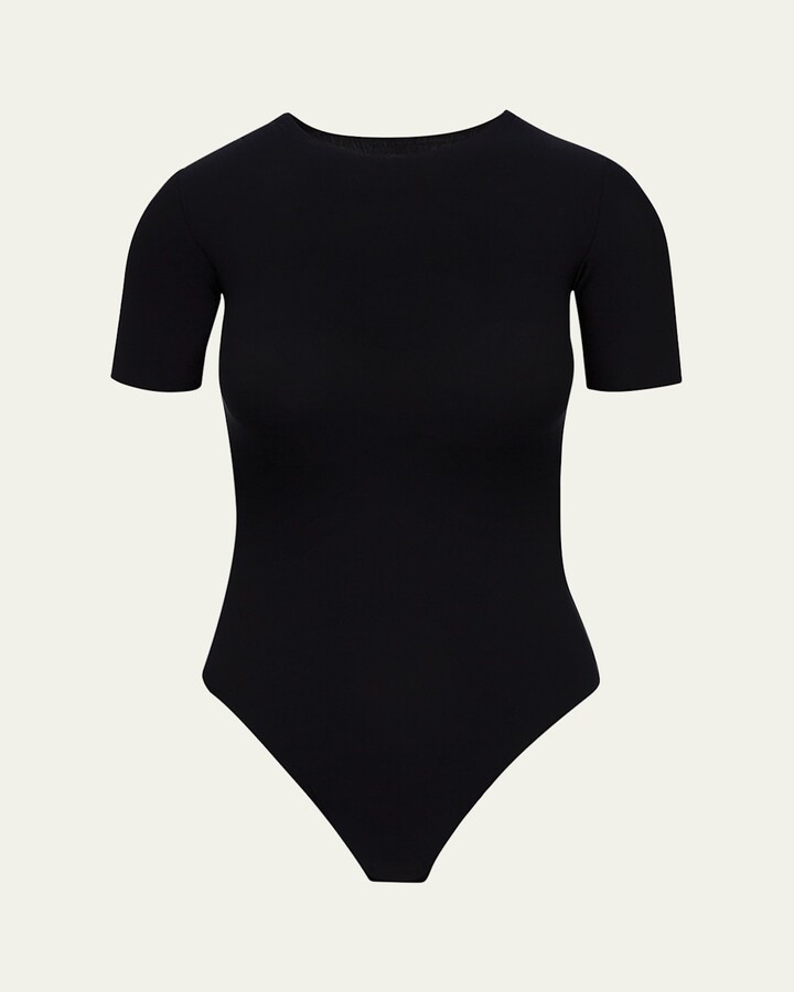 Commando Butter Short-Sleeve Crewneck Bodysuit