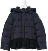 Thumbnail for your product : Il Gufo ruffle detail padded jacket