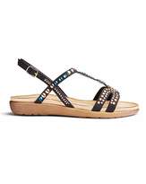 Thumbnail for your product : Cushion Walk Diamante Sandals E Fit