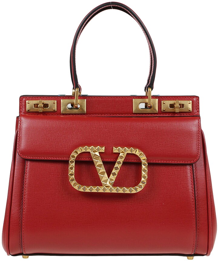 valentino tote bag red