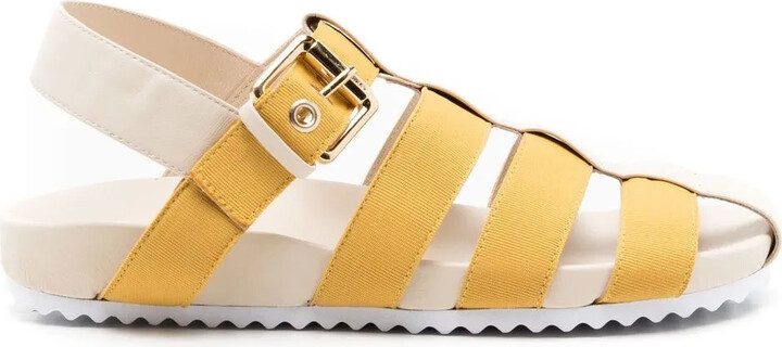 Sarah Chofakian Simpson side-buckle detail sandals