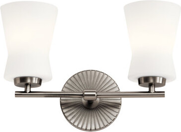 Latitude Run Brianne 2-Light Vanity Light