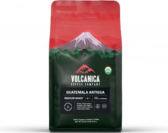 Volcanica Coffee Guatemala Antigua Coffee - USDA Organic Whole Bean