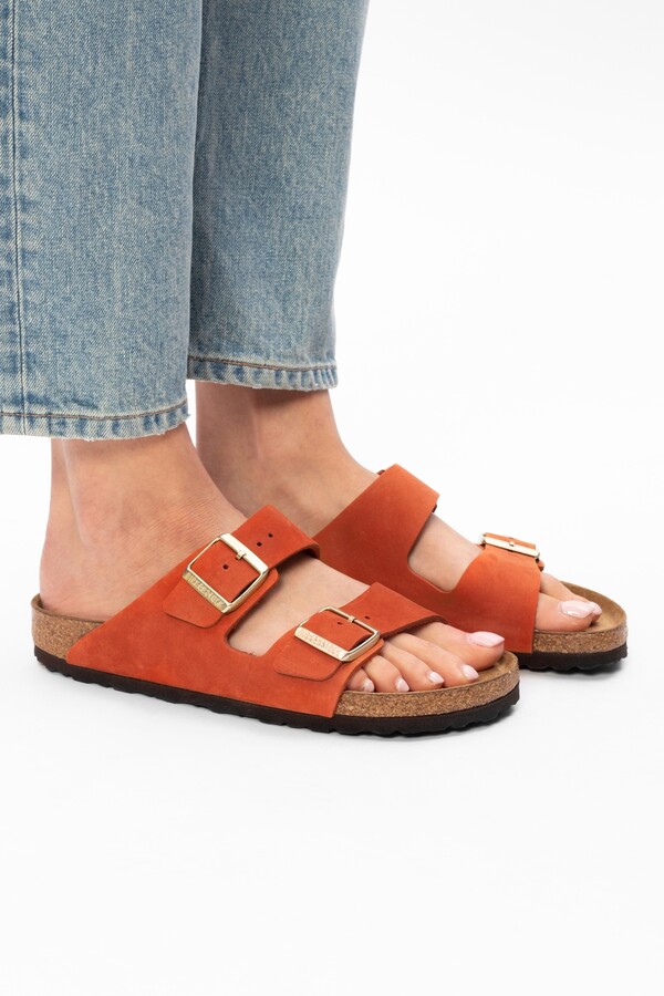 Birkenstock Orange Women's Sandals | Shop the world's largest collection of  fashion | ShopStyle