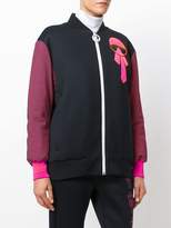 Thumbnail for your product : Fendi Karlito-appliqué zip jacket