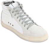 Thumbnail for your product : P448 20mm Skate Glitter & Suede High Sneakers