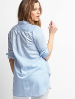 Thumbnail for your product : Gap Maternity railroad stripe tie-front shirt