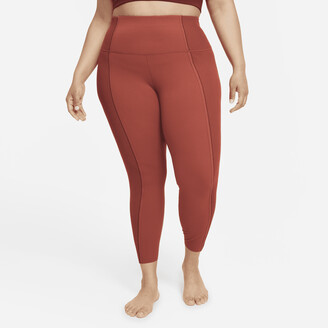 Nike Women's Yoga Luxe Dri-FIT High-Waisted 7/8 Infinalon Leggings (Plus  Size) in Red - ShopStyle