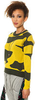 Thumbnail for your product : Wesc The Dorit Camo Sweater in Antique Moss