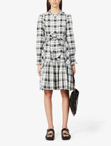 Thumbnail for your product : Me And Em Plaid woven midi dress