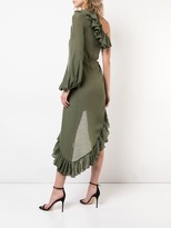Thumbnail for your product : Juan Carlos Obando Asymmetric Ruffled Dress