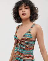 Thumbnail for your product : Wild Honey romper in tie dye stripe