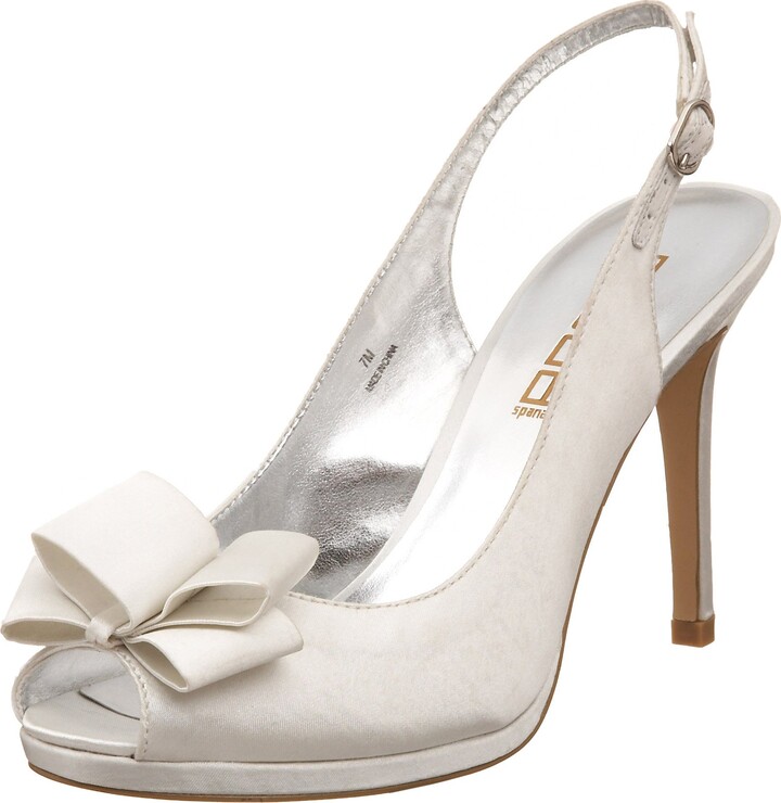 ivory peep toe pumps