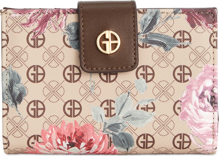 Giani Bernini Signature Floral Framed Indexer Wallet, Created for