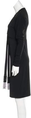 Valentino Embellished Knee-Length Dress