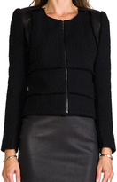 Thumbnail for your product : Rebecca Taylor Patched Tweed Jacket