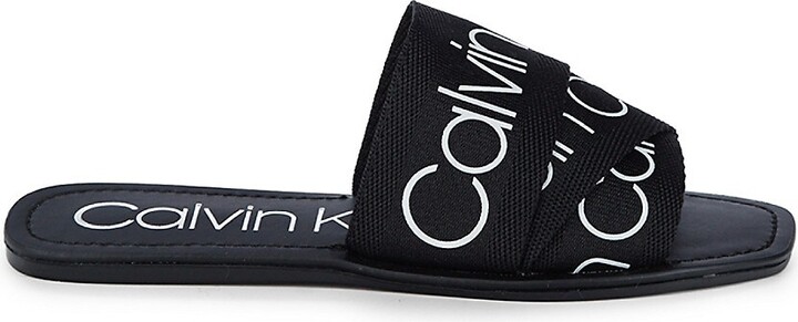 Calvin Klein Bainy Flat Sandal - ShopStyle
