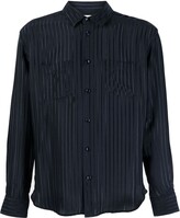 Thumbnail for your product : Saint Laurent Striped Pattern Silk Shirt