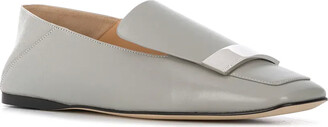 靴 SERGIO ROSSI  SR1 logo plaque loafers Sergio Rossi Sergio Rossi SR1 Logo Plaque Loafers - Shoes