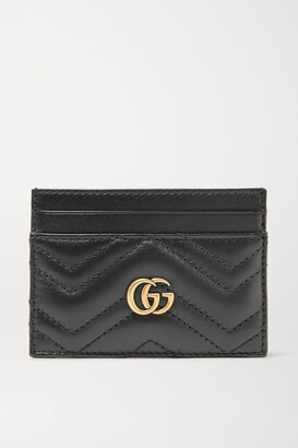 Gucci Gg Marmont Quilted Leather Cardholder
