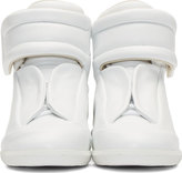 Thumbnail for your product : Maison Margiela Off-White Leather Future High-Top Sneakers