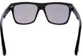 Thumbnail for your product : Alexander McQueen Hammered Wayfarer Sunglasses
