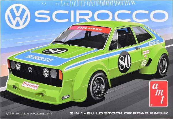 Skill2ModelKitVolkswagenScirocco"T/AChamp"1/25PlasticModelbyAMT
