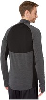 Thumbnail for your product : Icebreaker BodyfitZONEtm 200 Zone Long Sleeve Half Zip (Jet Heather/Black 1) Men's Clothing