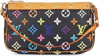 Black Multicolor Monogram Coated Canvas Game On Félicie Pochette Gold  Hardware, 2020