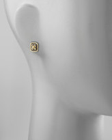 Thumbnail for your product : Armenta Midnight Square Button Earrings