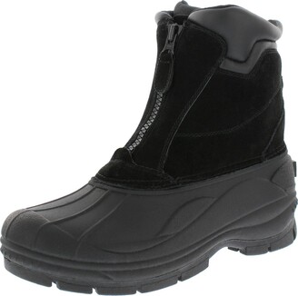 waterproof zip up boots