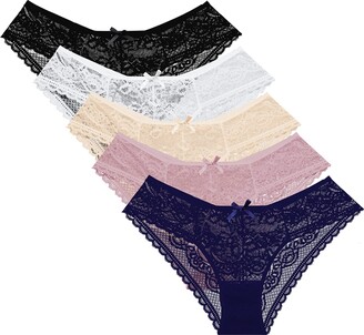 FallSweet Seamless High Waisted Lace Underwear No Show Panties