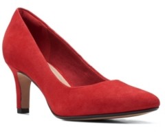clarks red shoes