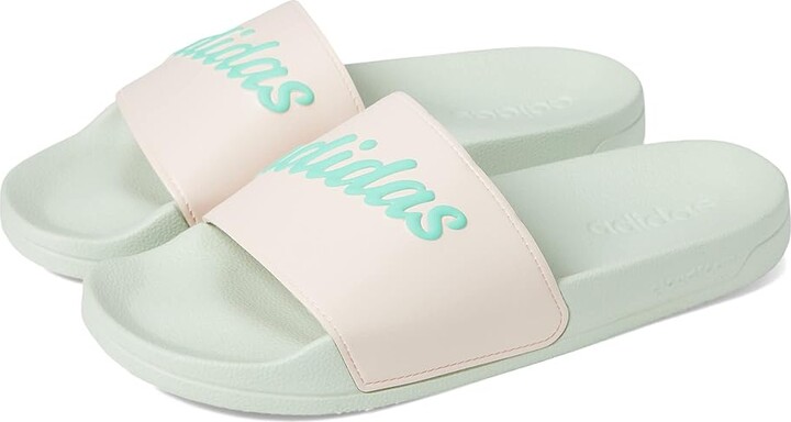 adidas Adilette Shower (Wonder Quartz/Pulse Mint/Linen Green) Women's Shoes  - ShopStyle Sandals