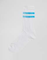 Thumbnail for your product : ASOS Design DESIGN sport socks with retro bright design 5 pack multipack saving