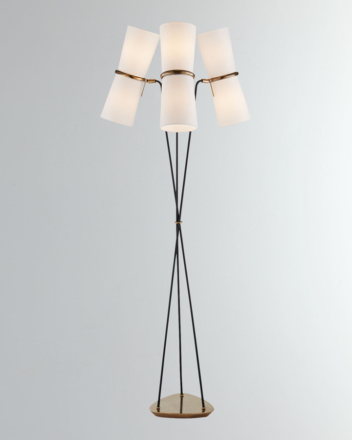 Aerin Clarkson Triple Floor Lamp, Circa Lighting Riga Floor Lamp