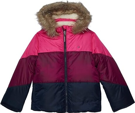Pol Analytiker gevinst Tommy Hilfiger Kids Color-Block Jacket (Big Kids) (Navy Blazer) Girl's  Clothing - ShopStyle