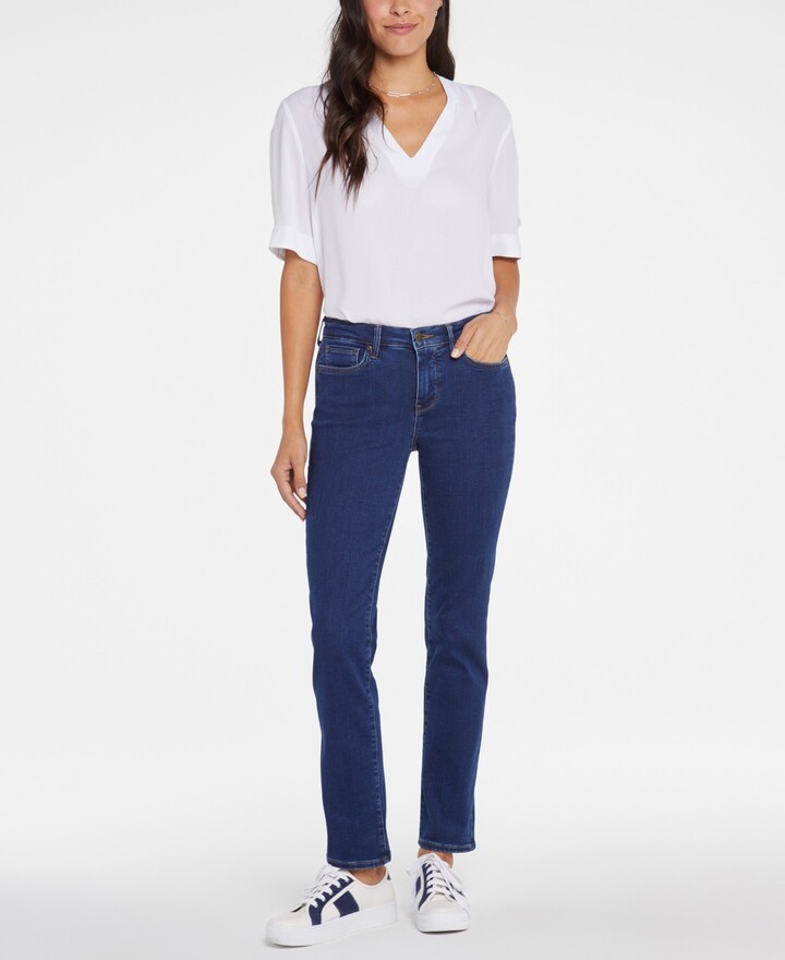 NYDJ Petite Sheri Slim Pull On Jeans