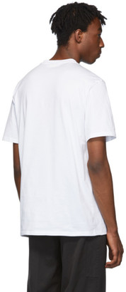 Neil Barrett White Travel Jersey Necklace T-Shirt