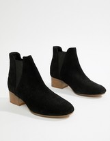 asos design aura suede chelsea ankle boots