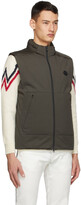 Thumbnail for your product : Moncler Khaki Down Skihist Vest