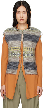 PERVERZE 本田翼着用Blend Border Knit Cardigan PERVERZE 本田翼着用Blend Border Knit Cardigan PERVERZE Blend