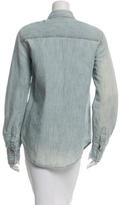 Thumbnail for your product : See by Chloe Long Sleeve Denim Top